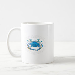 Crabs Cool Blue Crab Drawing For Fun Travelling Se Coffee Mug