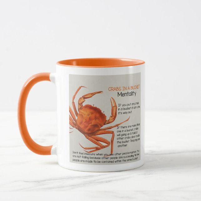Crabs in a Bucket Coffee Mug (Left)