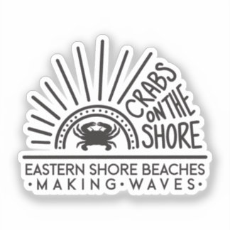 Crabs on the Shore - STICKER