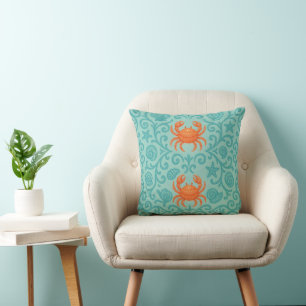 Crabs Ornamental Symphony Cushion