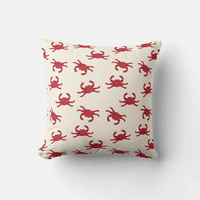 Crabs Pattern Cushion (Front)