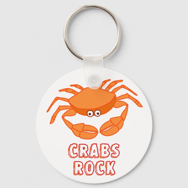 Crabs Rock Key Ring (Front)
