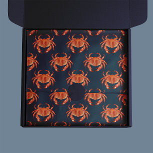 Crabs Seaside Pattern Tissue Paper