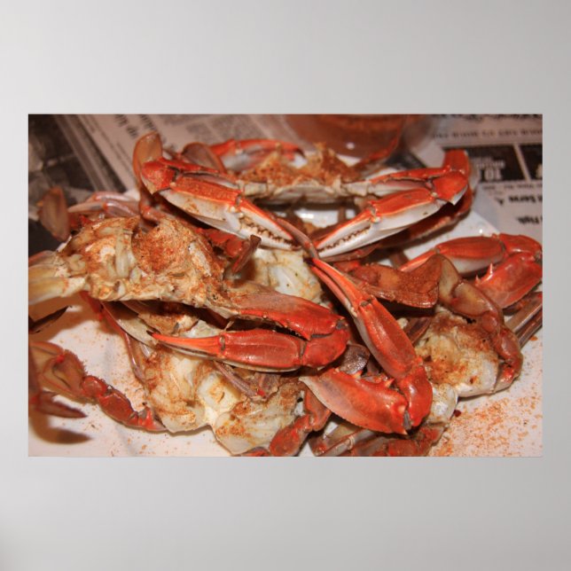 Crabs & the Newspaper Poster (Front)