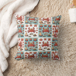 Crabs Travelling Pattern Cushion