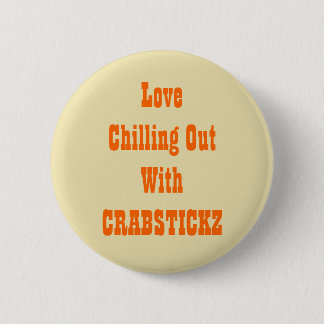 Crabstickz Fan Page 6 Cm Round Badge
