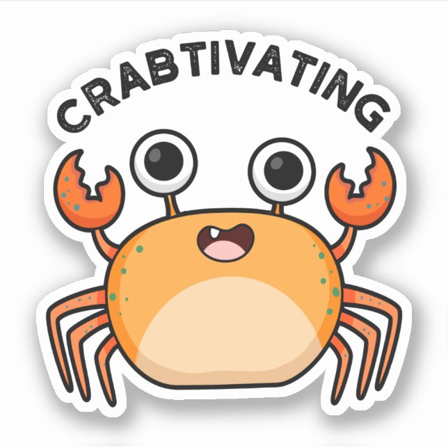 Crabtivating Funny Crab Pun  (Front)