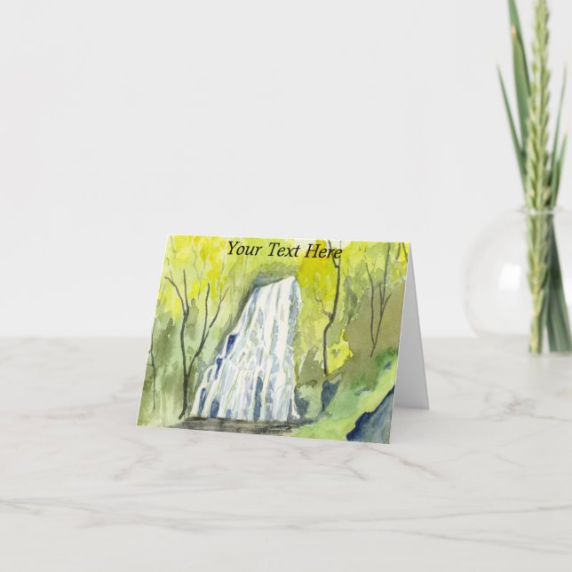 Crabtree Falls Thank You Card (Front)