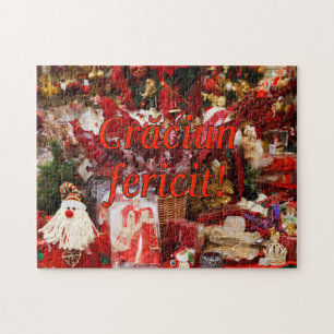 Crăciun fericit! Merry Christmas in Romanian rf Jigsaw Puzzle