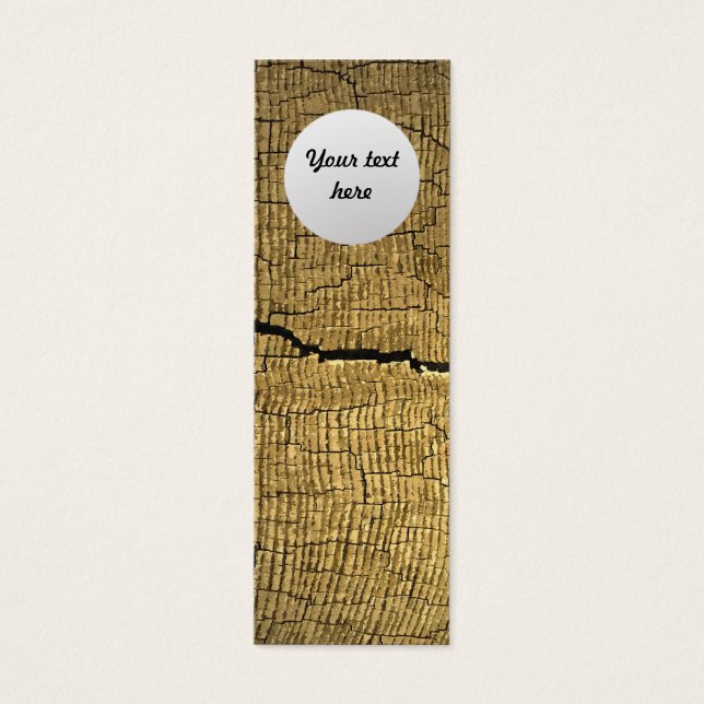 Crack Custom Bookmark (Front)