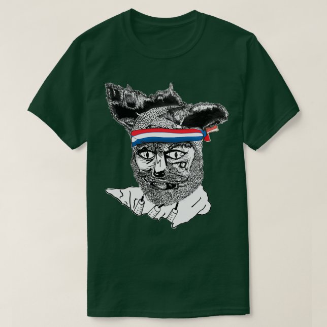 Crack Fox T-Shirt (Design Front)
