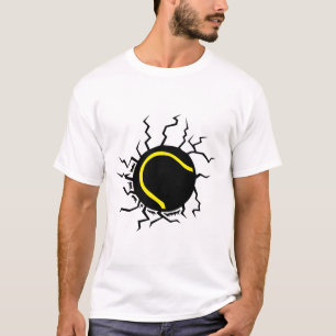 crack tennis impact ball T-Shirt