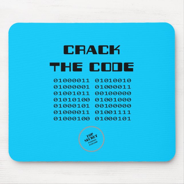 Crack the Code AH2009 Mouse Pad (Front)