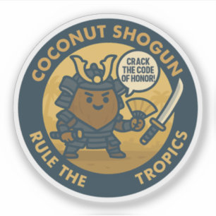 Crack The Code Of Honour Samurai Coconut