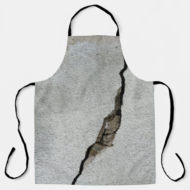 Crack wall concrete texture stone apron (Front)