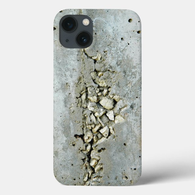 Cracked concrete wall with small stones Case-Mate iPhone case (Back)