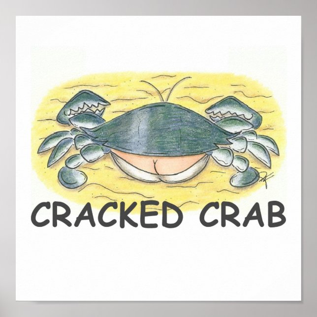 Cracked Crab Print (Front)