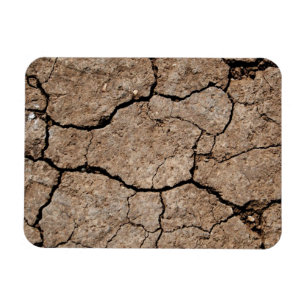 Cracked Dried Mud Magnet