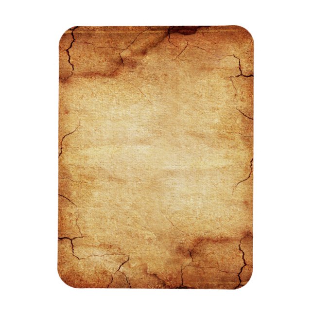 CRACKED EARTH CLAY TEXTURES ABSTRACT RANDOM TEMPLA MAGNET (Vertical)