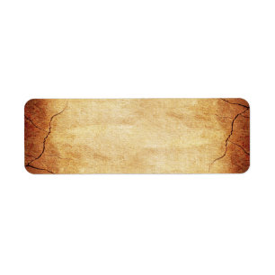CRACKED EARTH CLAY TEXTURES ABSTRACT RANDOM TEMPLA RETURN ADDRESS LABEL