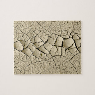 Cracked Earth Cool Texture Pattern Jigsaw Puzzle