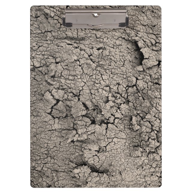 Cracked Earth Dirt Cool Texture Clipboard (Front)