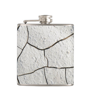 Cracked Earth Dirt Cool Texture Hip Flask