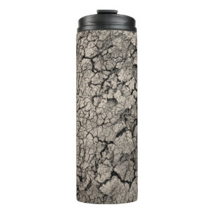 Cracked Earth Dirt Cool Texture Thermal Tumbler