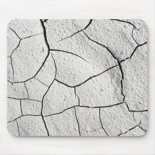 Cracked Earth Funny Cool Texture Mouse Pad (Front)