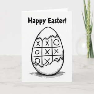 Cracked Egg Easter Game Card