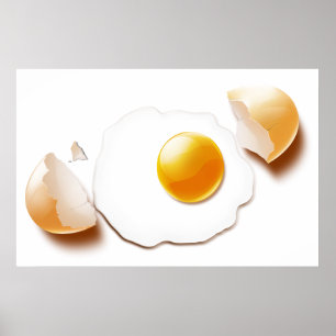 Cracked Egg Poster