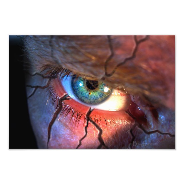 Cracked Eye Photo Print (Front)