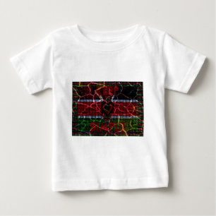 Cracked Flag: Keep It Simple - Kenyan Resilience  Baby T-Shirt