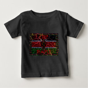 Cracked Flag: Keep It Simple - Kenyan Resilience  Baby T-Shirt