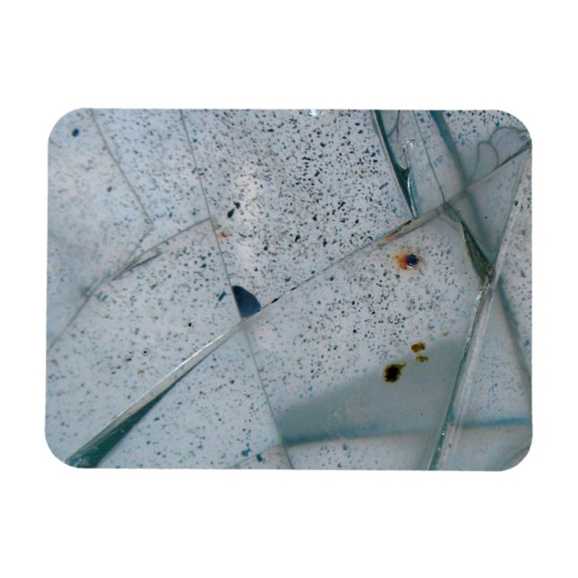 Cracked Glass Magnet (Horizontal)
