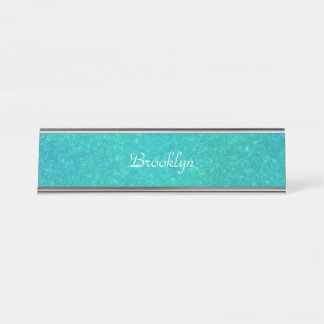 Cracked Glass Personalised Desk Name Plate
