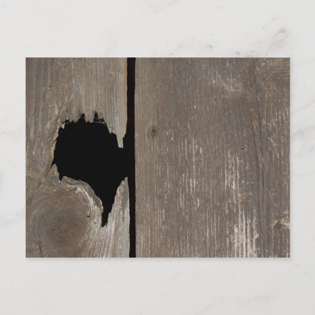 Cracked Heart Postcard (Front)