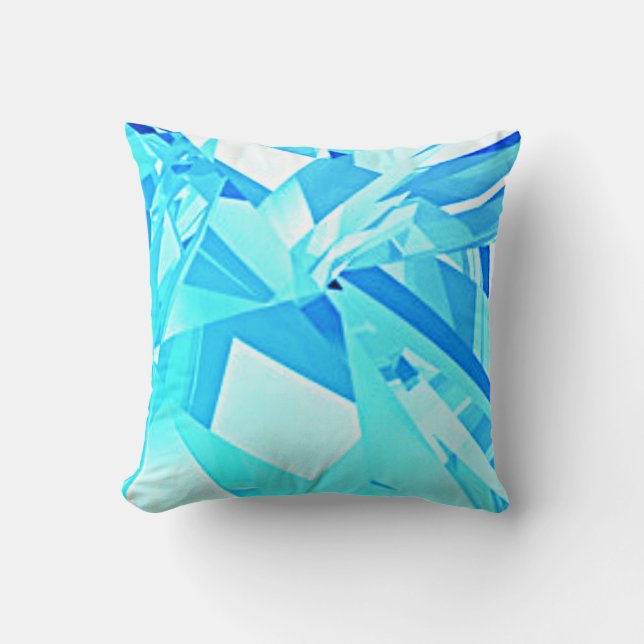 CRACKED ICE THROW PILLOW (Front)