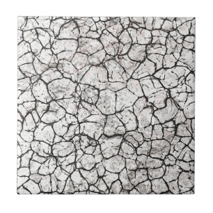 Cracked Marble Digital Pattern Ceramic Tile