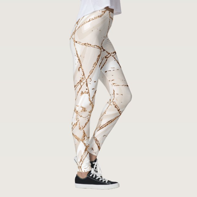 Cracked Marble Leggings (Right)