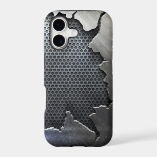 Cracked Metal iPhone 5,
