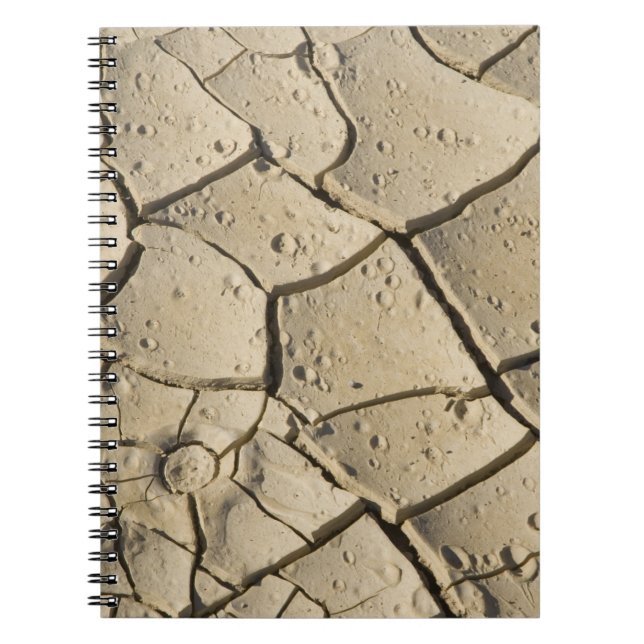Cracked Mud formation in the Valley floor of 2 Notebook (Front)