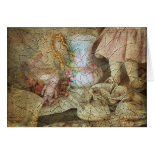 Cracked Old Painting Still Life