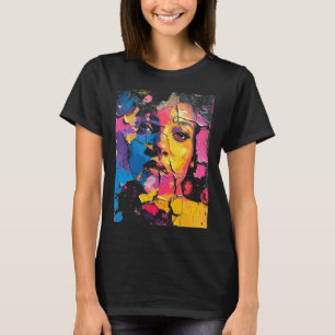 Cracked Paint Mural Beauty Skin Deep Women's T-Shirt
