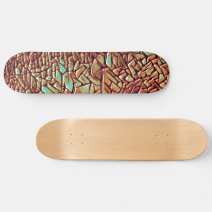 Cracked Paint Skateboard