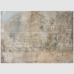 Cracked Plaster Tissue Paper