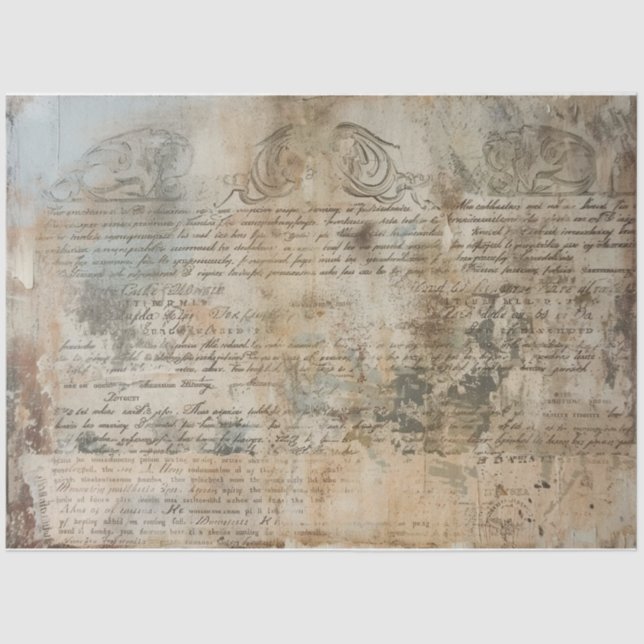 Cracked Plaster Tissue Paper (Front)