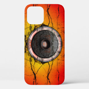 Cracked red and orange music speaker Case-Mate iPh iPhone 12 Case