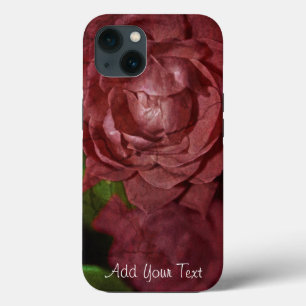 Cracked Red Rose by Shirley Taylor iPhone 13 Case