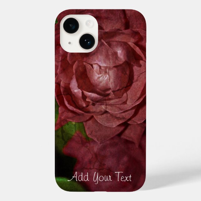 Cracked Red Rose by Shirley Taylor Case-Mate iPhone Case (Back)